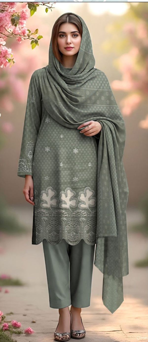 WINTER Collection 2025 Dhanak Bana Dora 3pc