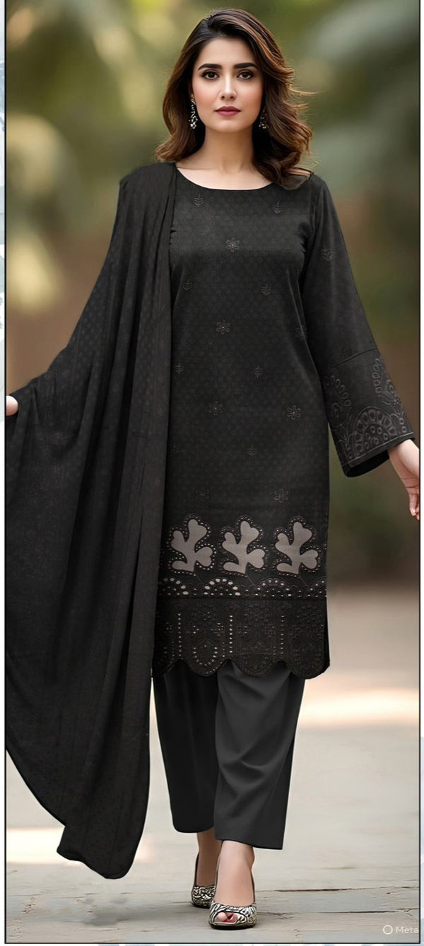 WINTER Collection 2025 Dhanak Bana Dora 3pc