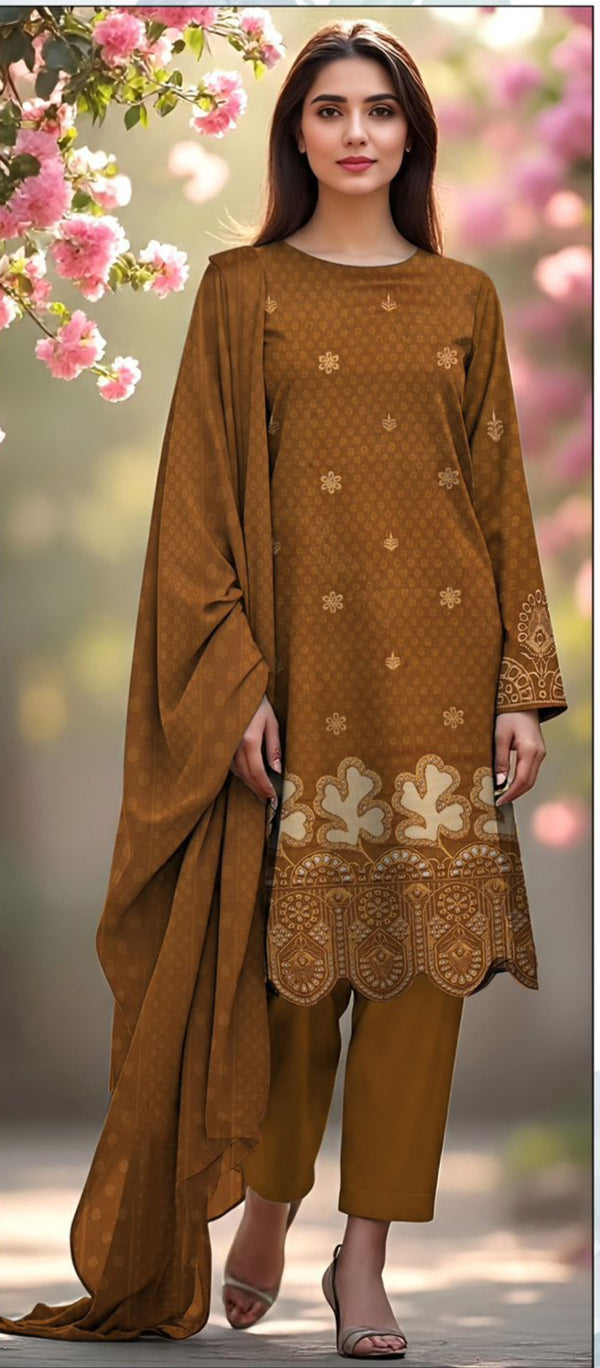 WINTER Collection 2025 Dhanak Bana Dora 3pc