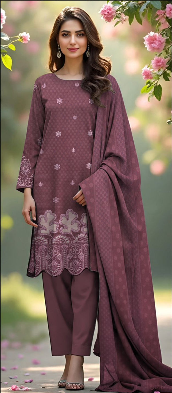 WINTER Collection 2025 Dhanak Bana Dora 3pc